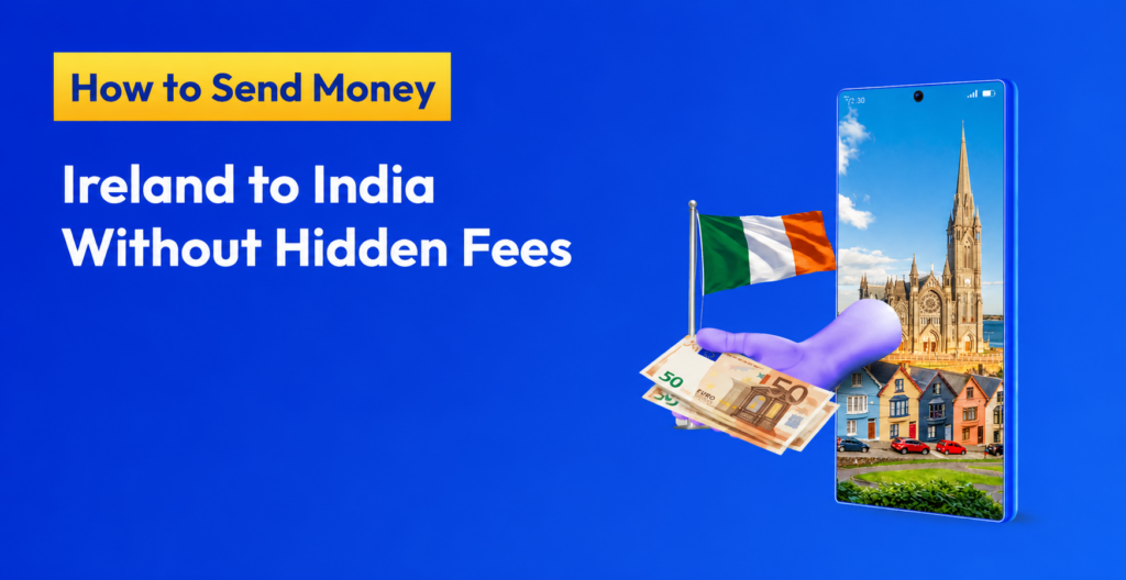 Send Money from Ireland to India