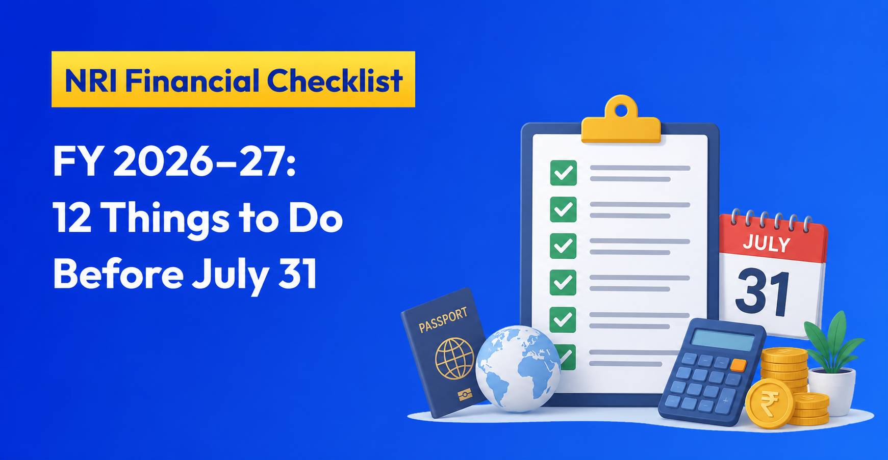 NRI Financial Checklist