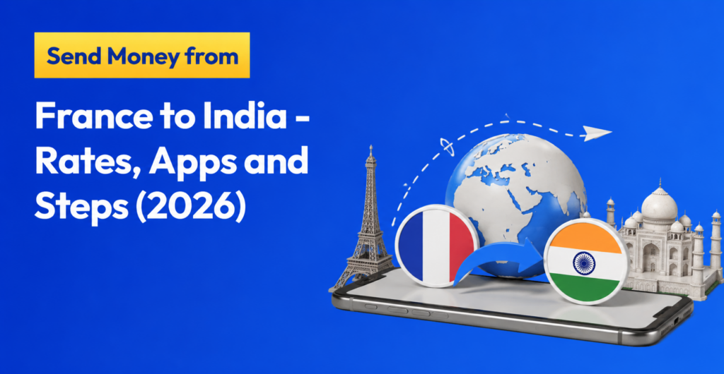 Send Money from France to India