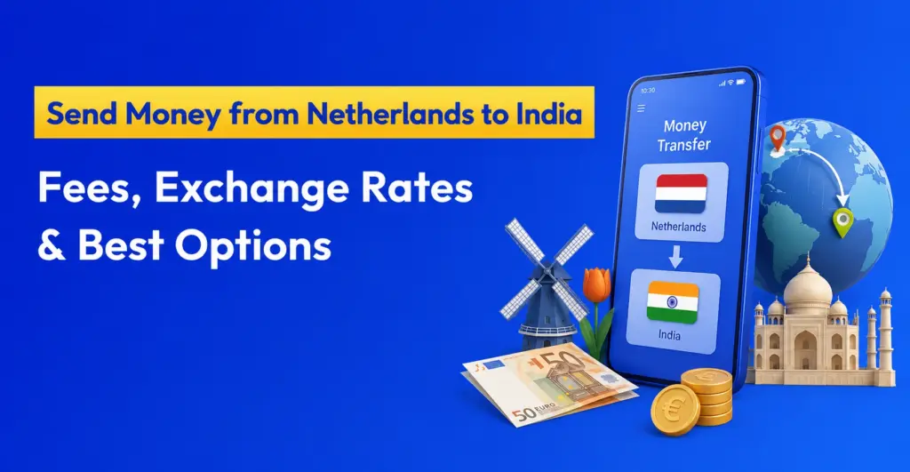 Send Money from Netherlands to India